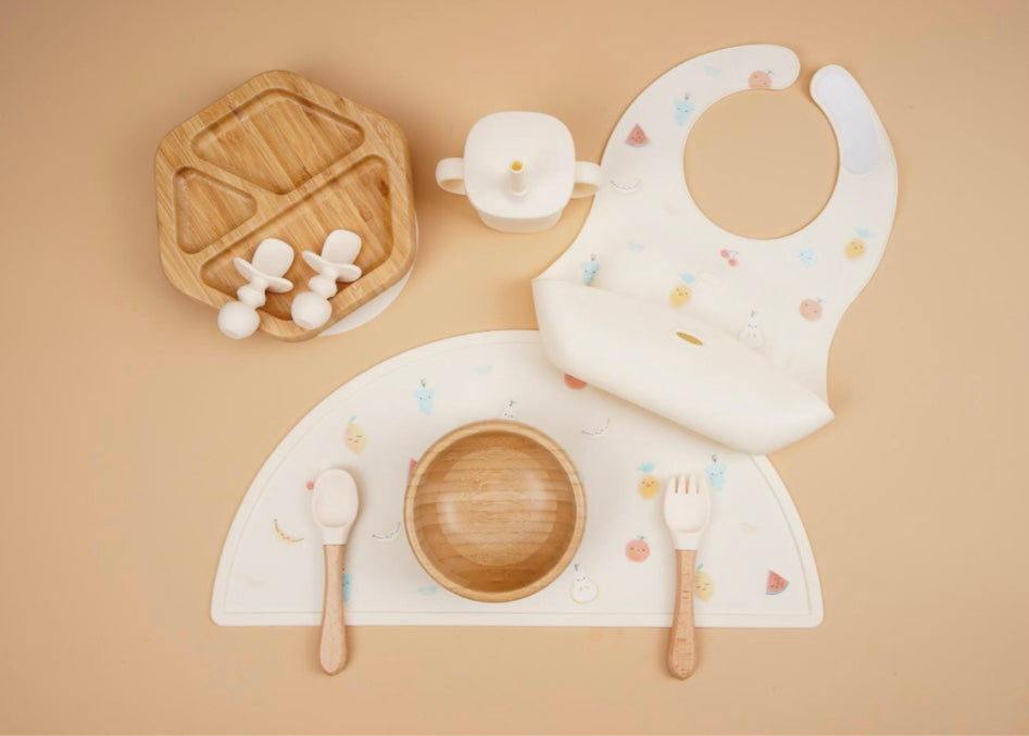 Conjunto Refeição Para Bebé - BAMBU MARFIM