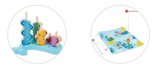 Jogo de pesca multifuncional - Tillie & Teo